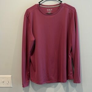 Reel Legends Women's Burgundy Long Sleeve Top